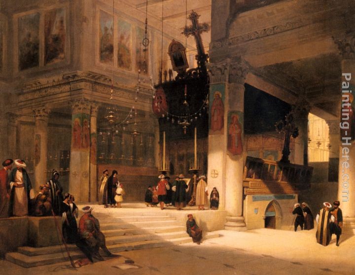 Fabius Germain Brest Followers Inside An Eastern Church